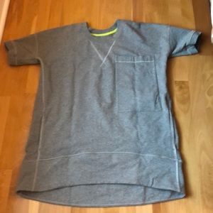RARE Lululemon sweatshirt sz 4 grey oversize hi/lo